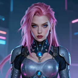 a stunning portrait of triss merigold as a cyberpunk princess, digital art by ross tran and angel ganev, highly detailed, trending on artstationhq