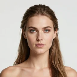 head and shoulders portrait of a barbarian, female, high fantasy, dnd, instagram photo shoot