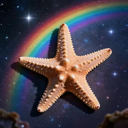 rainbow cosmic talking starfish