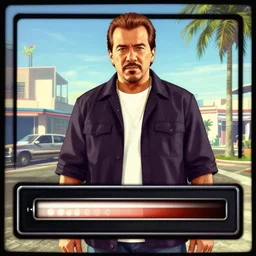 silvio santos in gta v loading screen art
