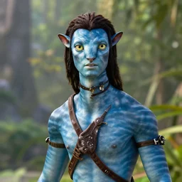 portrait of jake from the movie avatar by james cameron