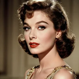 close up of female movie star of the sixties with luxury dress, official valentino editorial, highly detailed