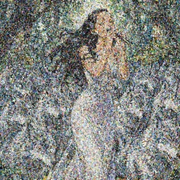 Ariana Grande with black hair leading an army of wolves through the forest with her singing, manga, highly detailed, beauty, art by Takehiko Inoue, Artgerm, intricate, elegant, J. C. Leyendecker