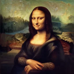 Mona Lisa by Jackson pollock