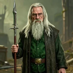 gandalf in breaking bad, super - resolution, fantasy rpg portrait, unreal engine 5, pathfinder, by beeple