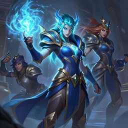zed league of legends wild rift hero champions arcane magic digital painting bioluminance alena aenami artworks in 4 k design by lois van baarle by sung choi by john kirby artgerm style pascal blanche and magali villeneuve mage fighter assassin