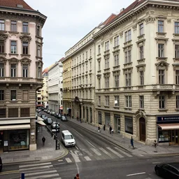 a professional photo of a vienna without humans, nature returning to the city, humans suddenly dissapeared, detailed photo, fine detail, iphone 4 k