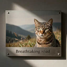 sign with the inscription cat