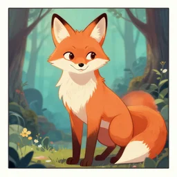 Fairy Fox Illustration comic style