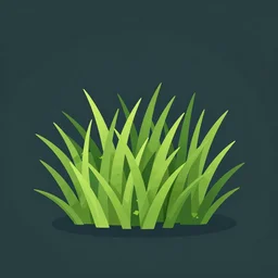 grass, vector art, trending on artstation, 30mm, by Noah Bradley
