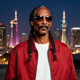 ⁠portrait of Snoop Dogg , Karachi skyline background, rich vivid colors, ambient lighting, dynamic lighting, 4k, HQ, official media, anime key visual, makoto shinkai, ilya kuvshinov, lois van baarle, rossdraws, detailed, trending on artstation