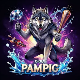 champion splashart of wolf God of partying