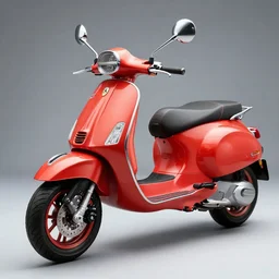 a scooter designed and produced by ferrari