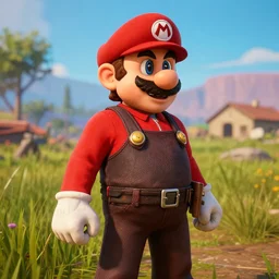 mario in red dead redemption 2 ( great graphics and in good quality )