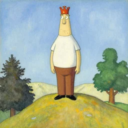 king of the hill. hank hill. by paul signac and and maurice sendak