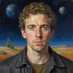 space landscape, illustration painting, oil on canvas, intricate, portrait, detailed illustration, hd, digital art, overdetailed art, concept art, complementing colors, detailed, illustration painting by alex gray, digital art, overdetailed art, concept art, complementing colors rendered by beeple, syd meade,
