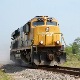 csx locomotive flying