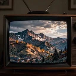 static, television