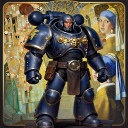 full character portrait max mad cyberpunk warhammer 4 0 k, medic sapper not the girl with the pearl earring character design, painting by mucha, klimt, tom of finland, trending on artstation