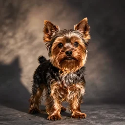 a yorkshire terrier chocolate