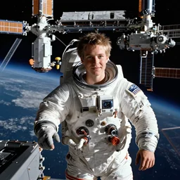 boy on a space station hyper realism, high detail, extremely detailed, very sharp, award winning photoin the style ofmary ellen mark