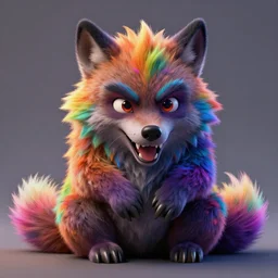 cute handsome cuddly werewolf from van helsing unreal engine hyperreallistic render 8k character concept art masterpiece deep vibrant rainbow full spectrum color