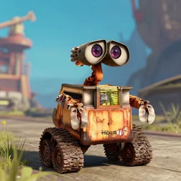 Stable Diffusion's take on Wall-E