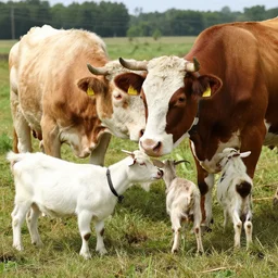 of cow mixed with a goat