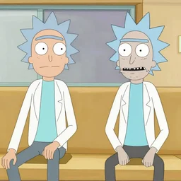 Don Draper and Roger Sterling in Rick and Morty (2019)