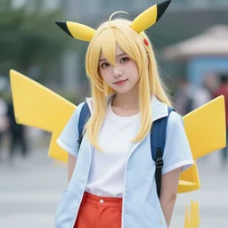 misty from pokemon as real person, 8 k photography