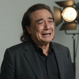 Danny DeVito crying, cinematic, studio light, 8K,