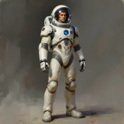 male, full body!!!!!!, space suit with a modern helmet, large shoulders, short torso, long thin legs, tiny feet, character sheet, science fiction, very stylized character design, digital painting, by mike mignola, by alex maleev, jean giraud, painted by leyendecker