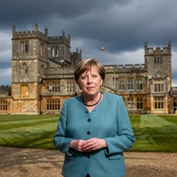 Angela merkel performs at downton Abbey.