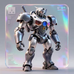Rembrandt designed photorealistic photo vfx movie cyberpunk aesthetic TOOL album holographic cover art of a giant mech warrior. 3D octane, trending on artstation.