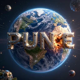 Earth being PUNCHED, realistic 4k octane beautifully detailed render, 4k post-processing, highly detailed, intricate complexity, epic composition, magical atmosphere, cinematic lighting, masterpiece, ultra hd