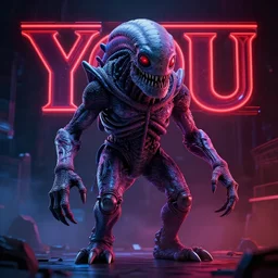 you ( ye - yeah, yeah, yo ),, stranger things, demogorgon, cyberwave, vector graphics, cinematic, photorealistic, highly detailed, volumetric lighting