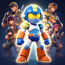 robot boss ninja mask helmet megaman x zero rockman 2 0 2 2 switch game hero 3 d character design concept fanart artsation, borderlands and by feng zhu steetart gta 5 comics, behance hd by jesper ejsing, by rhads, makoto shinkai and lois van baarle, ilya kuvshinov, rossdraws global illumination ray tracing style radiating a glowing aura global