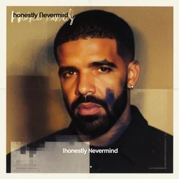 an album cover for drake's album honestly nevermind, abstract, super high quality