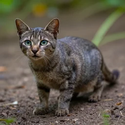 a salamander - cat - hybrid. animal photography, wildlife photo