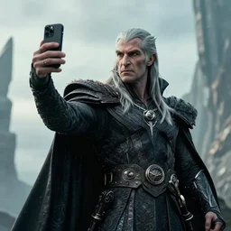 sauron taking a selfie with the ring