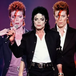 ( ( ( ( ( ( ( michael jackson ) ) ) ) ) ) ) ( david bowie )