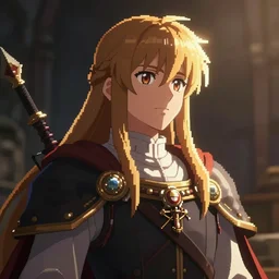 medieval anime character pixel art simple high resolution, cinematic