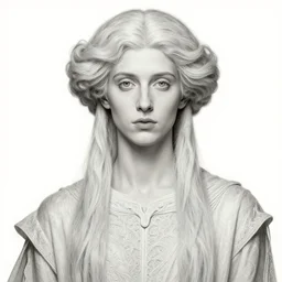 beautiful striking Pre-Raphaelite J.K. Simmons by Artgerm and Greg Rutkowski, pale, intricate, elegant, highly detailed, digital painting