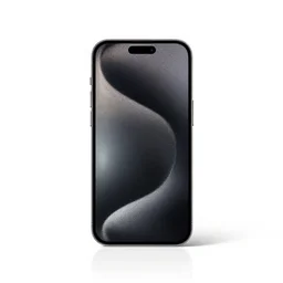 sleek smartphone, commercial catalog photo, isolated on a pure white background, centered, entire object in frame, sharp focus, soft studio lighting