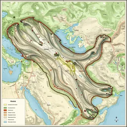 map outdoor of hell, very detailed