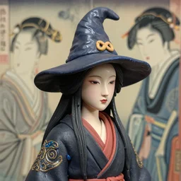 realistic hyperdetailed design of chinese, plasticine wet shiny witch, chinese ornament, victo nga, fumo yoshitoshi, ren jing jeong, feifei ruan, takato yamamoto