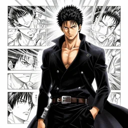 berserk manga panel, masterpiece, ultra realistic, zenith view, 8K, by Kentaro Miura