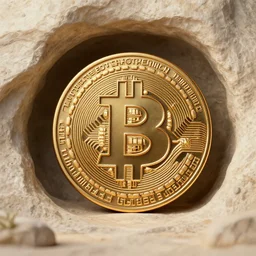 bitcoin, ancient cave
