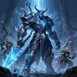 stygian boss of monster hunter world iceborn worldboss guild raid digital painting bioluminance alena aenami artworks in 4 k rtx hdr design by lois van baarle by sung choi by john kirby and artgerm style pascal blanche and magali villeneuve