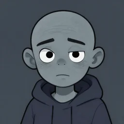 a xqc, homestuck troll, gray skin, detailed portrait